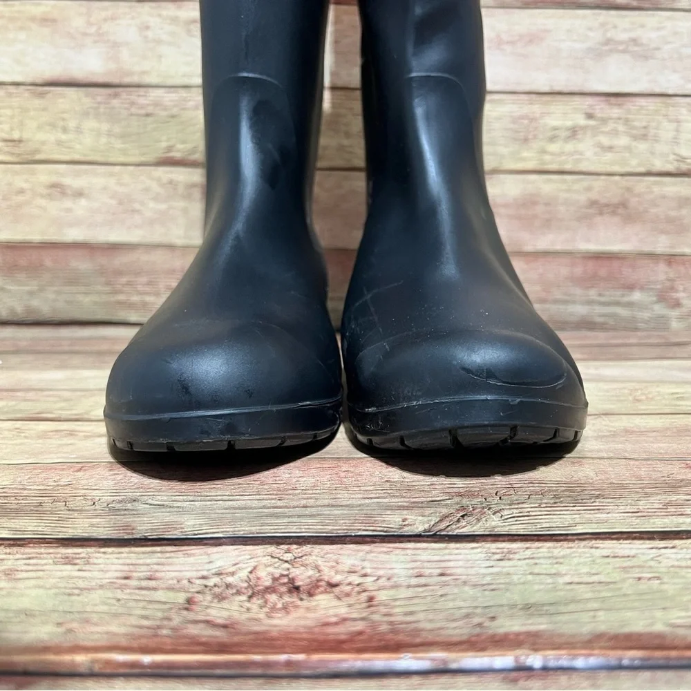 Ugg Sienna Matte Black Rain Boots